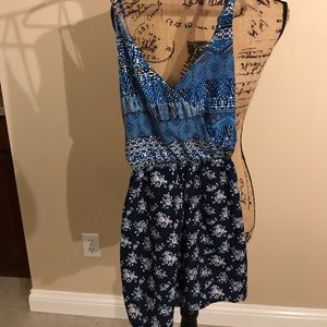 Charlotte Russe Blue Romper